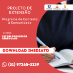 PROJETO DE EXTENSÃO - CST EM PROCESSOS