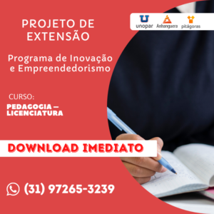 PROJETO DE EXTENSÃO - PEDAGOGIA