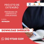 PROJETO DE EXTENSÃO - NUTRIÇÃO