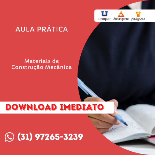 AULA PRÁTICA - Materiais de Construção Mecânica